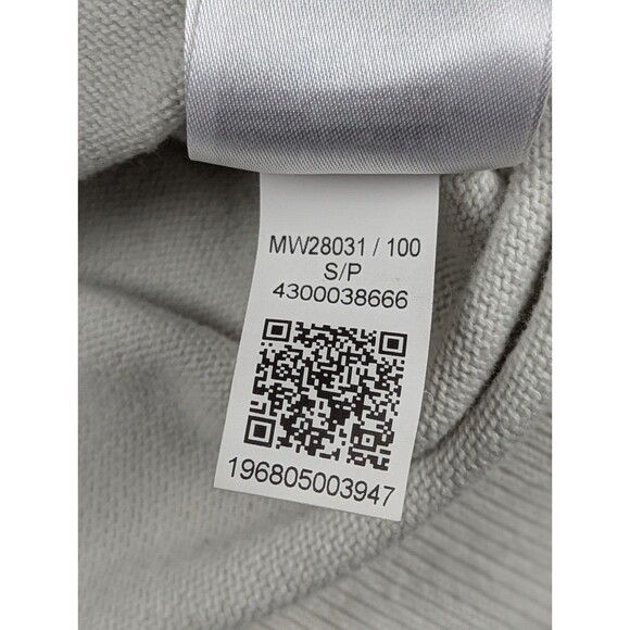 Tommy Hilfiger Sweater Women SZ S White Red Blue Striped Pullover Logo Crew Neck - Picture 7 of 10